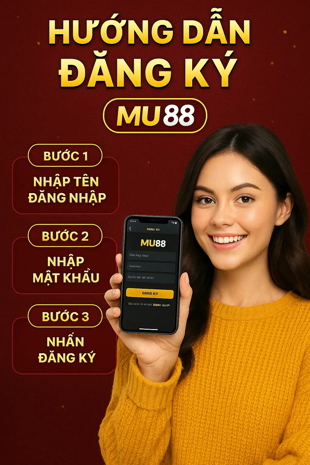 Hướng dẫn đăng ký MU88